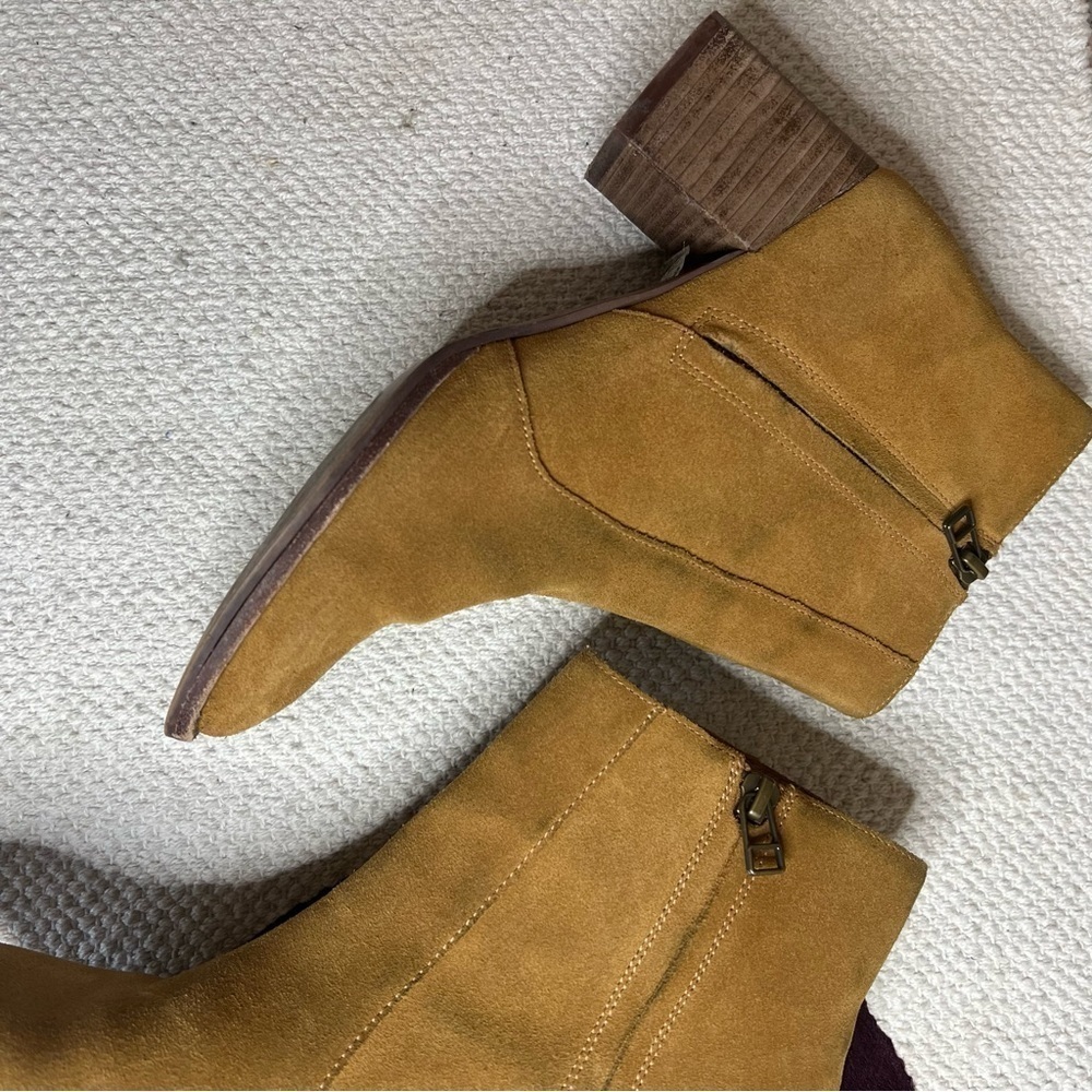 MADEWELL Bryce Suede Chelsea Boot in Camel Booties size 8.5 - Picture 2 of 7